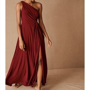 BHLDN Brixen One-Shoulder Maxi Dress